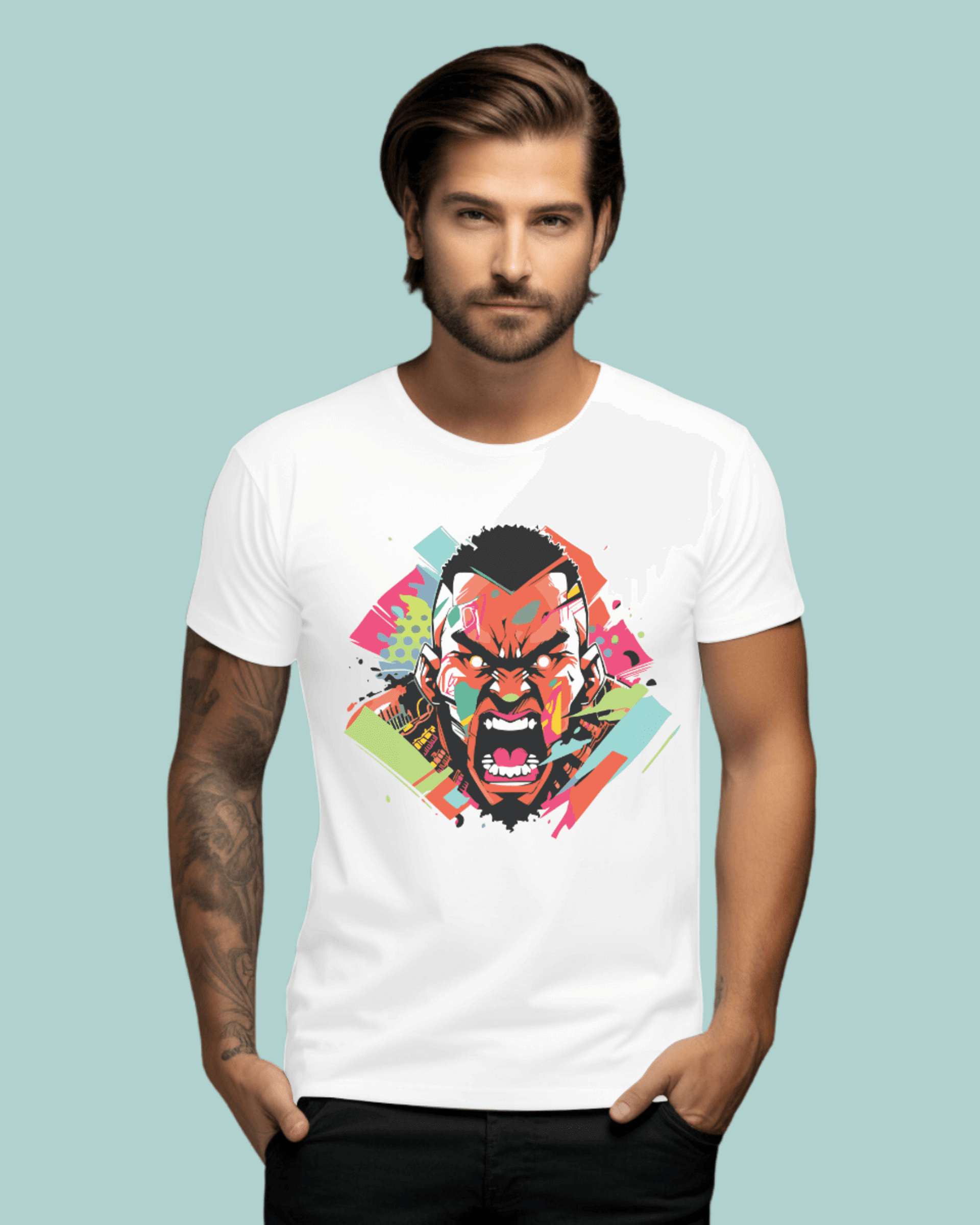 Camiseta manga corta unisex "Gritón" - 2