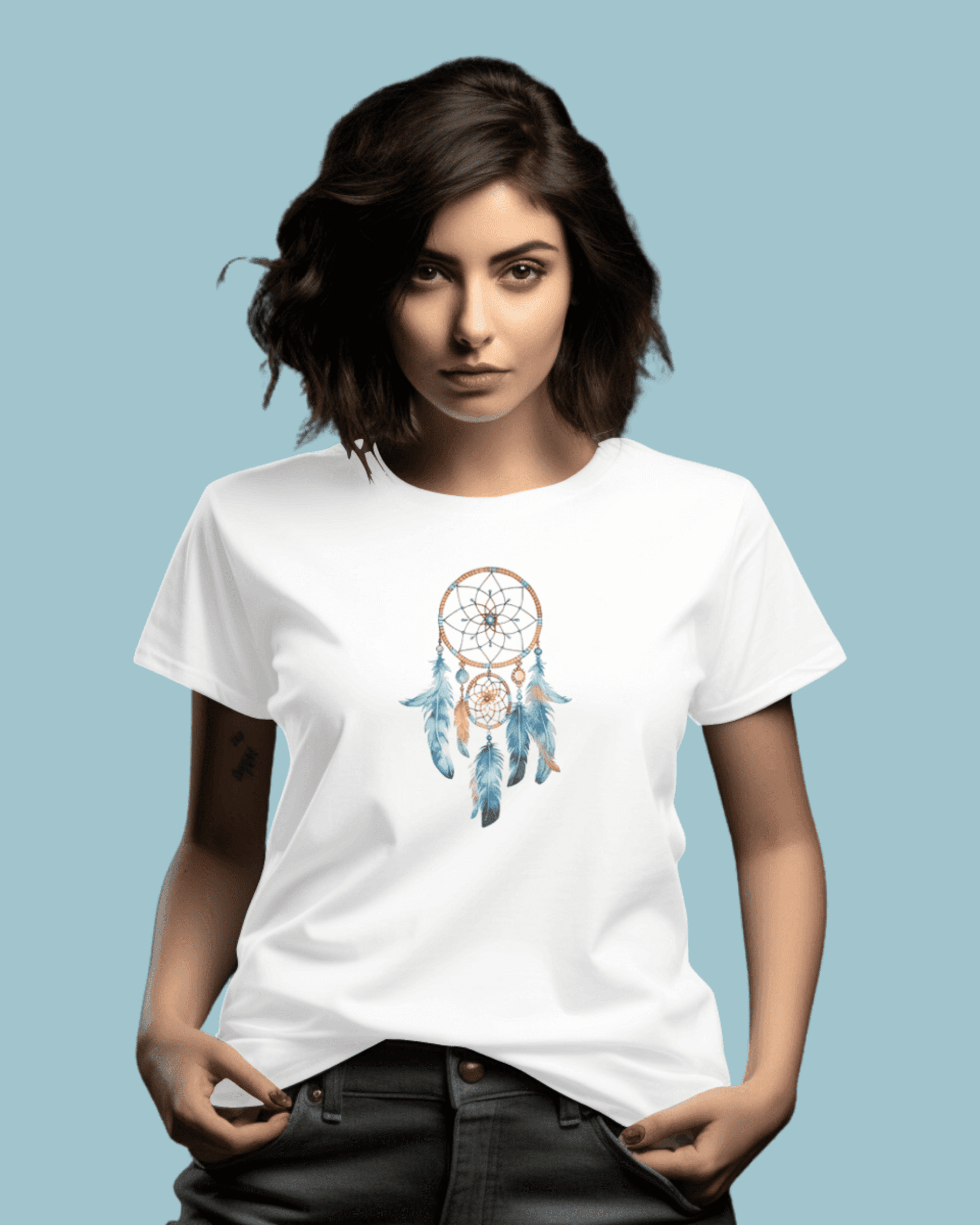 Camiseta manga corta unisex "Atrapasueños" - 2