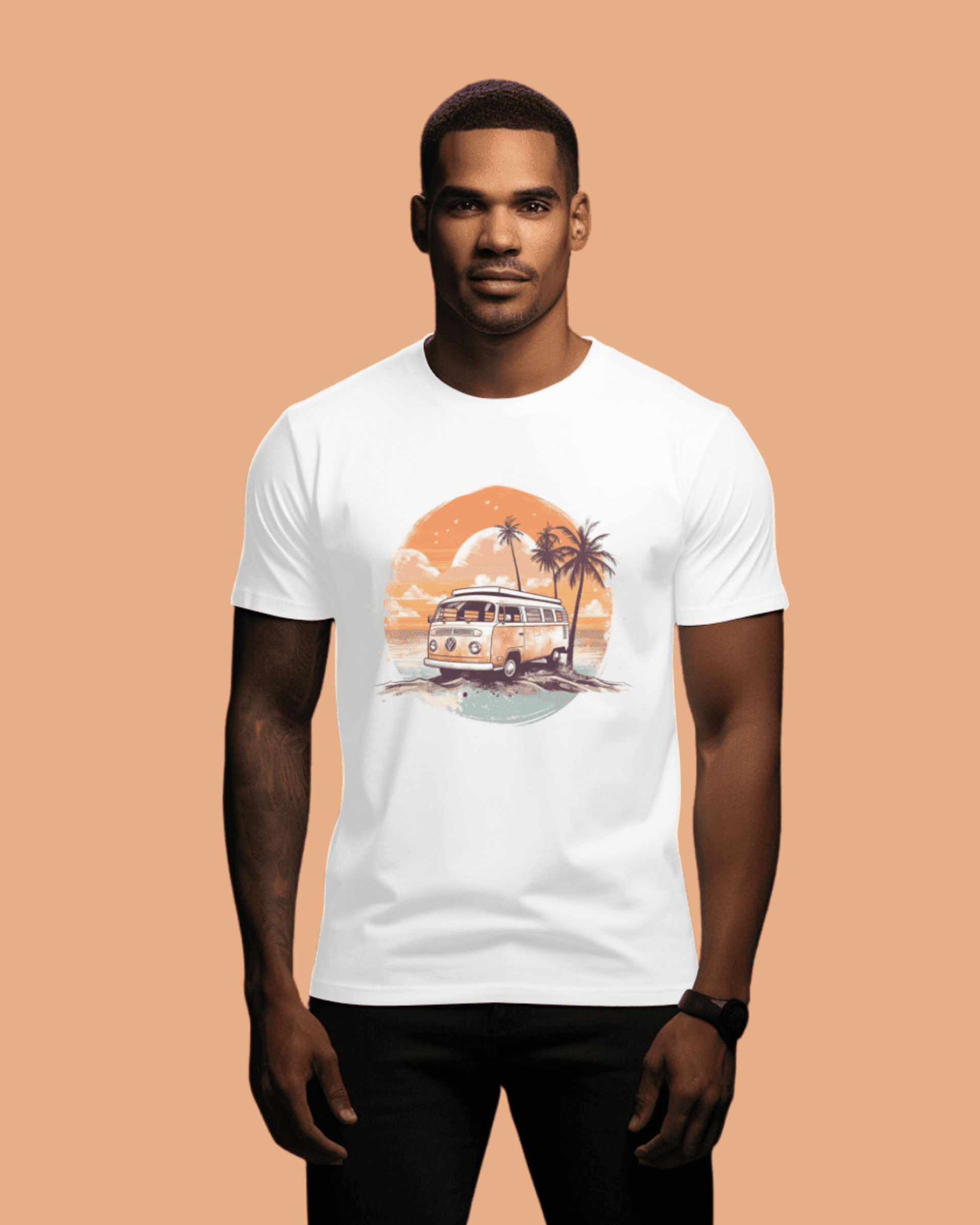Camiseta manga corta unisex "Caravana vintage 2" - 2
