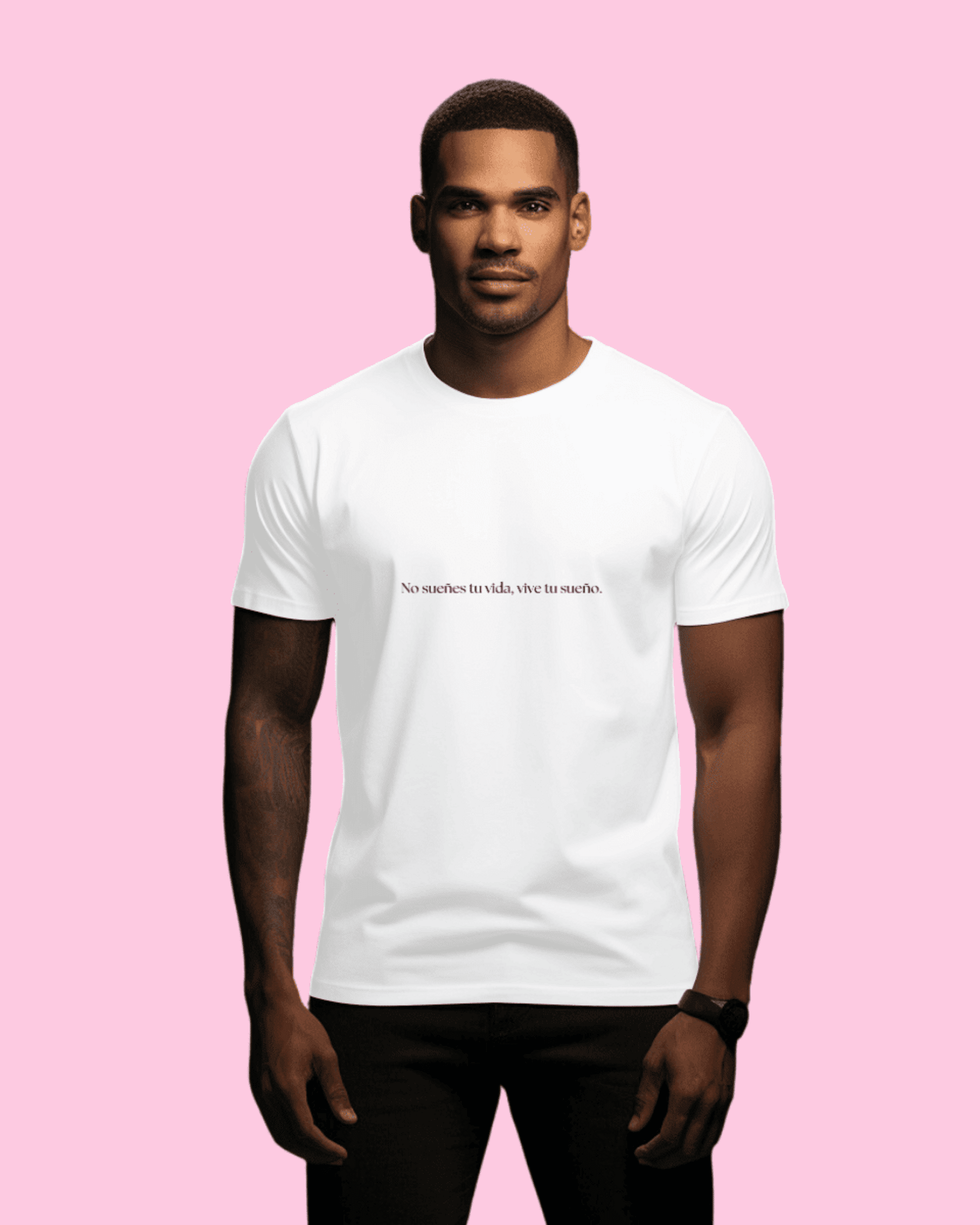 Camiseta manga corta unisex "Frase vida" - 2